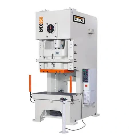 Pneumatic power press used for sheet metal forming at MechEase Engineering