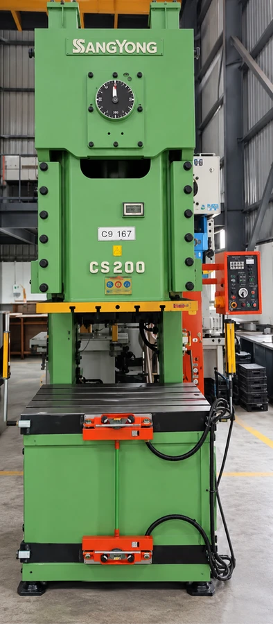 Plant 1 Sangyong CS 200 pneumatic power press 200T