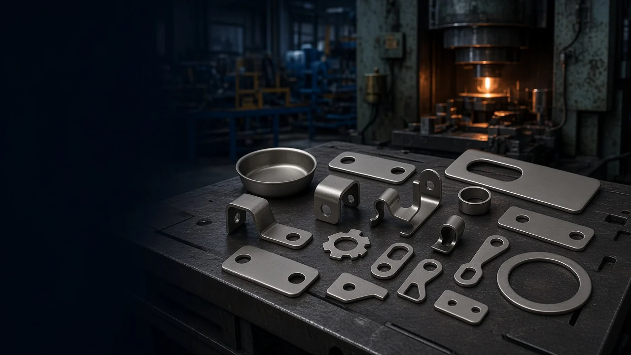 Pressed and stamped metal parts from MechEase Engineering