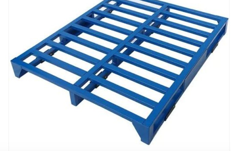 Blue MS pallet 450×450 for compressor company
